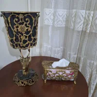 سطل آشغال  وجادستمالی برنز وتابلو ومیحز خاطره|صنایع دستی و سایر لوازم تزئینی|نورآباد, |دیوار