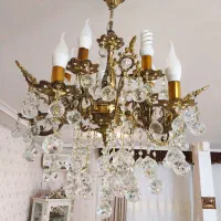 لوستر برنز ده شاخه