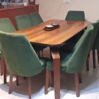 میز و صندلی غذاخوری  ۸نفره (فروش  فوری)
