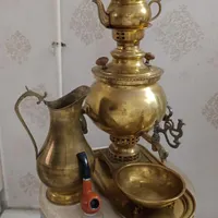 سماور زغالی برنجی