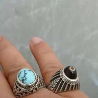انگشتر باباقوری و فیروزه نیشابور