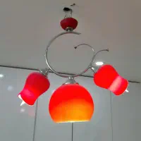 لوستر طرح سه شاخه