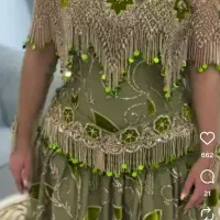 پارچه کوردی دوخته نشده گل مخمرهمراه آستار