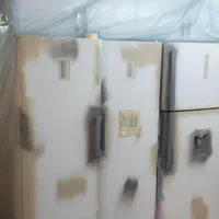 نصب برچسب ورنگ یخچال