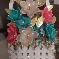 گل تزئینی و جا کلیدی و جاحوله ای|گل مصنوعی|الوند, |دیوار