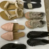 ۷جفت کفش زنانه درحدنوسایز۳۸و۳۹ دانه۱۲۰هزار