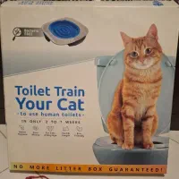 آموزش توالت گربه cat toilet trainer