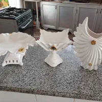 سه تکه تزئینی سفید