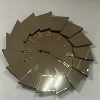 ساعت دیواری آینه ای