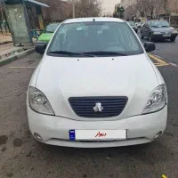 ماشین تیبا ۲ سفید مدل ۹۷