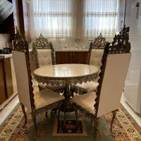 میز ناهارخوری چهارنفره طرح برنز