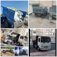 حمل نخاله با خاور کامیون و  نیسان بابکت شبانه روزی