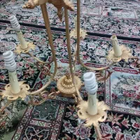دو عدد لوستر برنجی|لوستر و چراغ آویز|تهران, دبستان|دیوار