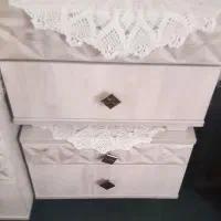 تخت دونفره و گهواره نوزاد|تخت و سرویس خواب|کاشان, باغچه فیض|دیوار