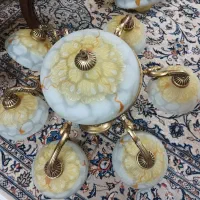 یک جفت لوستر ۶ شاخه|لوستر و چراغ آویز|اصفهان, پروین|دیوار