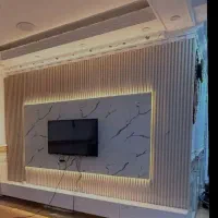 بازسازی کاغذ دیواری کناف نقاشی  Tv wallسقف کاذب|خدمات پیشه و مهارت|بندرعباس, |دیوار
