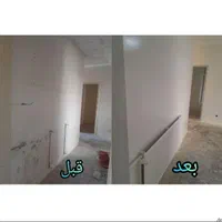 نقاشی ساختمان*رنگ آمیزی*خورده کاری|خدمات پیشه و مهارت|تهران, تهرانپارس غربی|دیوار