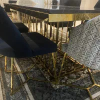 میز نهار خوری استیل وسنگ کار تهران|میز و صندلی غذاخوری|مشهد, چهارچشمه|دیوار