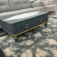 جلو مبلی به همراه سه عدد عسلی نو