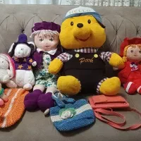 چندتاعروسک|اسباببازی|بابل, |دیوار