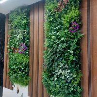 نصب   دیوار  سبز  مصنوعی ،‌ مدل  بوته های.  ترکیبی|گل مصنوعی|تهران, بازار|دیوار