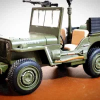 جیپ نوستالژی ویلیز ارتش آمریکا|مجسمه، تندیس، ماکت|پرند, فاز ۶|دیوار