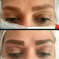 دکوپاژ ابرو روشن کردن تاتوی تیره|خدمات آرایشگری و زیبایی|رشت, استادسرا|دیوار