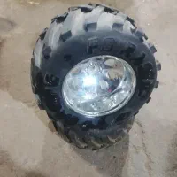 رینگ و لاستیک ماشین سوختی مقیاس ۱به۵ در حد نو