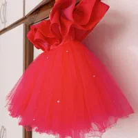 لباس مجلسی پرنسسی کودک مناسب یکسال تا دوسال|کفش و لباس بچه|تربت‌حیدریه, میدان مرکزی|دیوار