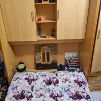 تخت کم جا تاشو به همراه کمد|تخت و سرویس خواب|تهران, قلمستان|دیوار