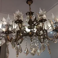 لوستر برنز اصل هشت شعله