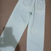 شلوار جین وایدلگ پشت کش زاپ دار سایز۳۰ خارجی|لباس|مراغه, |دیوار