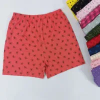 شورت زنانه پاداردر رنگ تندی و سایز بندی 7320