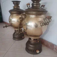 سماور برنجی بزرگ|کلکسیون اشیاء عتیقه|چهارباغ, |دیوار