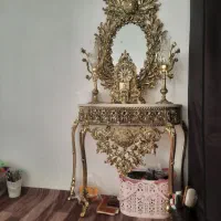 آینه و شمعدان آلیاژ آلومینیوم