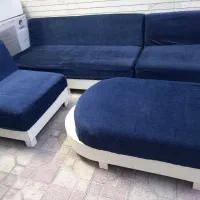 مبل در حد نو هفت نفره.|مبلمان خانگی و میز عسلی|کازرون, |دیوار