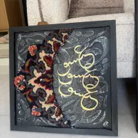 تابلو تلفیق چوب و فرش دستبافت|تابلو، نقاشی، عکس|مشهد, آبکوه|دیوار