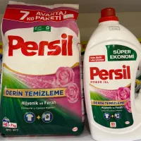پودرماشین پرسیل 7kg و مایع لباسشویی 3/900mil