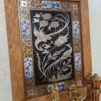 تابلو طلاکوب ققنوس با جلوه ایی زیبا