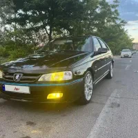 پژو پارس مشکی بدون رنگ در حد صفر خاصا