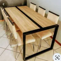 میز نهارخوری دکوراتیو|میز و صندلی غذاخوری|شیراز, شیشهگری|دیوار