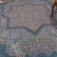 فرش ۱۲متری فیروزه ای