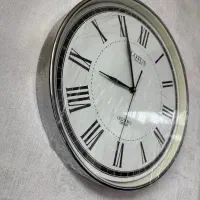 ساعت دیواری گرد استیل گرد بزرگ برند لوتوس|ساعت دیواری و تزئینی|تهران, صادقیه|دیوار