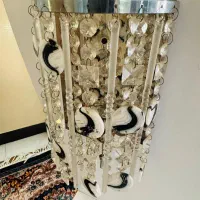 سرویس خواب با بوفه مدل الماس لاکچری چوب و چرم|تخت و سرویس خواب|اهواز, زیتون کارمندی|دیوار