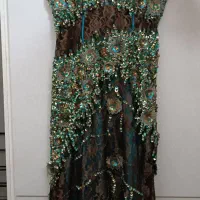 پیراهن مجلسی ،سنگ کاری شده کار دست