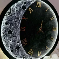 ساعت حلال ماه|ساعت دیواری و تزئینی|اسلامآباد غرب, |دیوار
