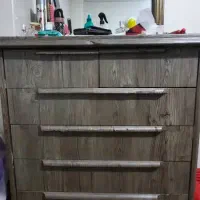 درآور و آینه|جاکفشی، کمد، دراور|شاهین‌شهر, خانه کارگر|دیوار