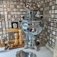 سماور گازی ۸لیتری|سماور، چای‌ساز، قهوه‌ساز|تهران, سبلان (لشگر)|دیوار