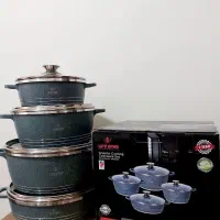 سرویس قابلمه لایف اسمایل 8 پارچه قابلامه کف چدن