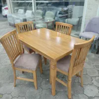 نهار خوری چهار نفره/آماده تحویل|میز و صندلی غذاخوری|رشت, جهاد|دیوار